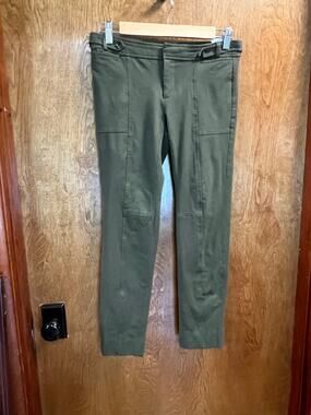 Banana Republic Olive Green Sloan Fit Ankle Pants sze 0